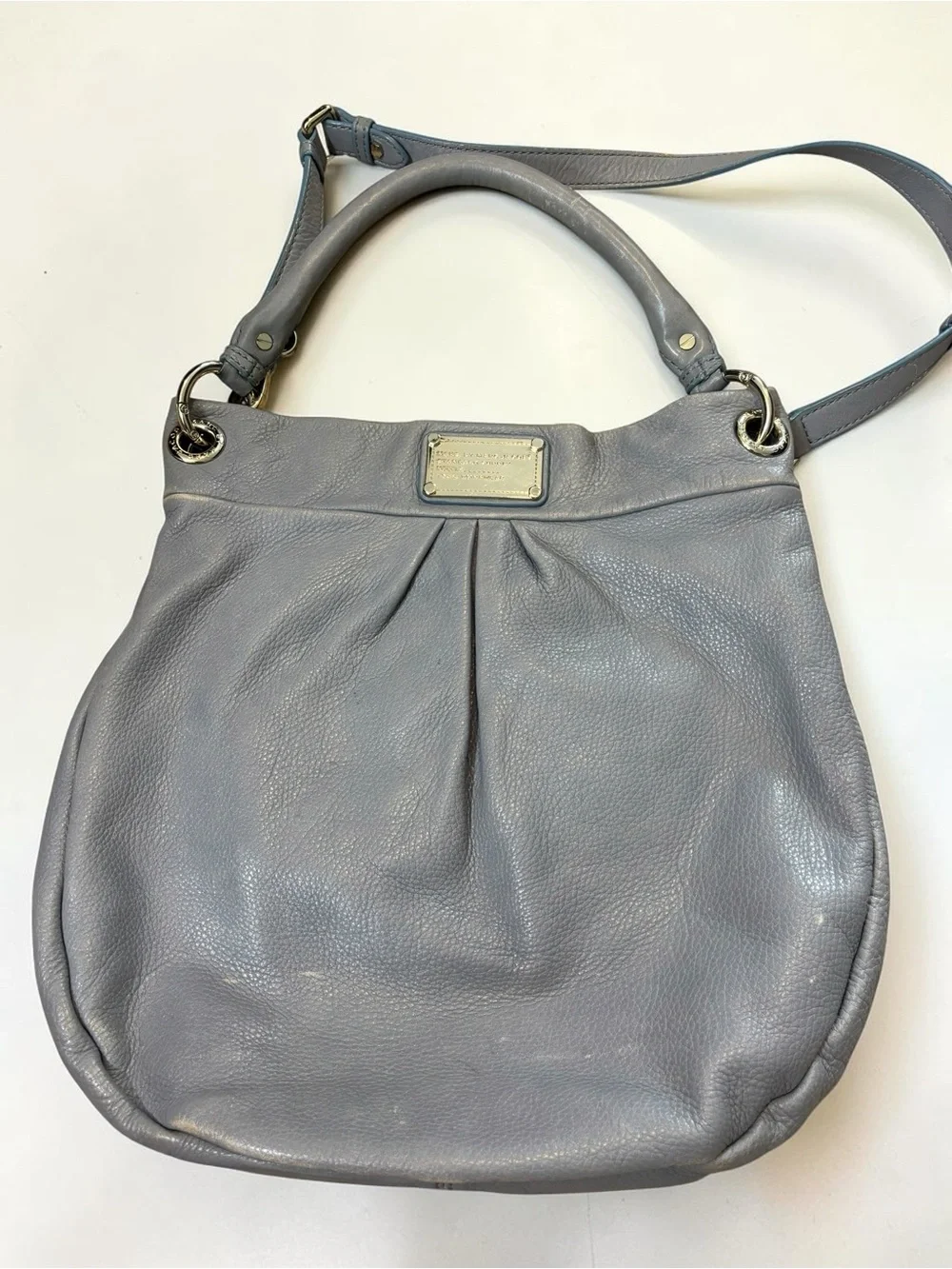 Vintage Marc by Marc Jacobs Dr. Q Hillier Hobo Slate Blue Gray Y2K Bag Iconic